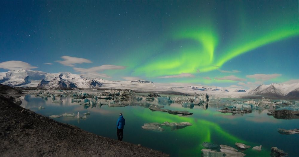 Aurora Jokulsarlon, Iceland