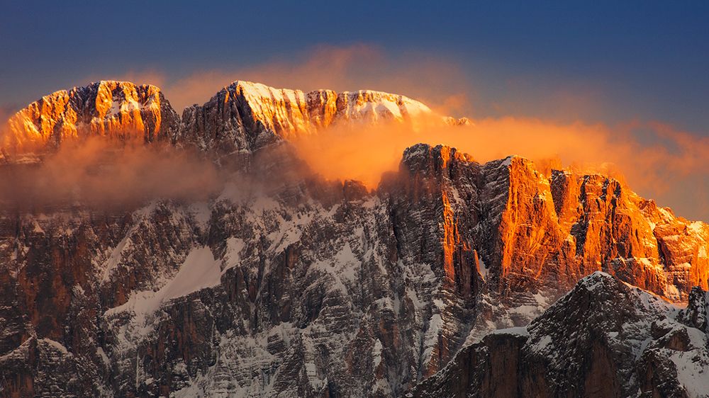 East of Passo Fedaia