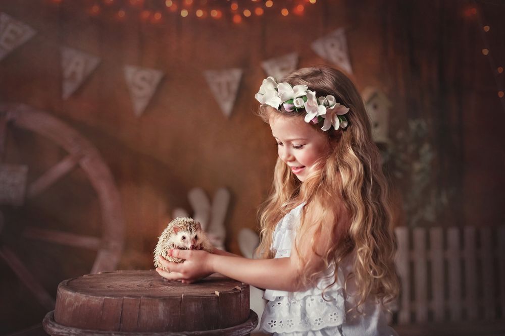 Настя и ёжик