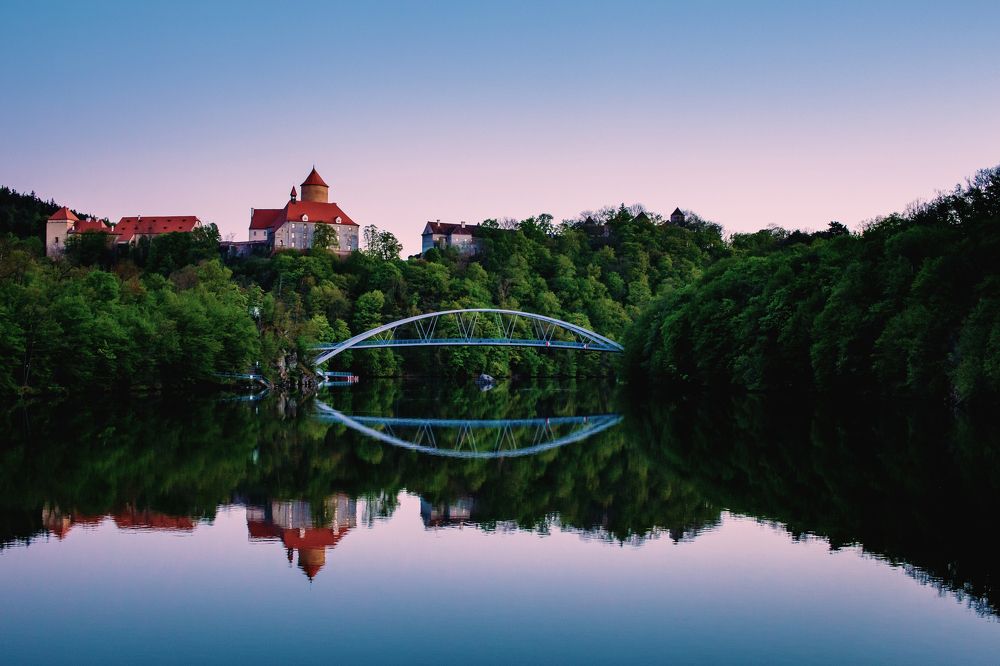 Отражение на закате