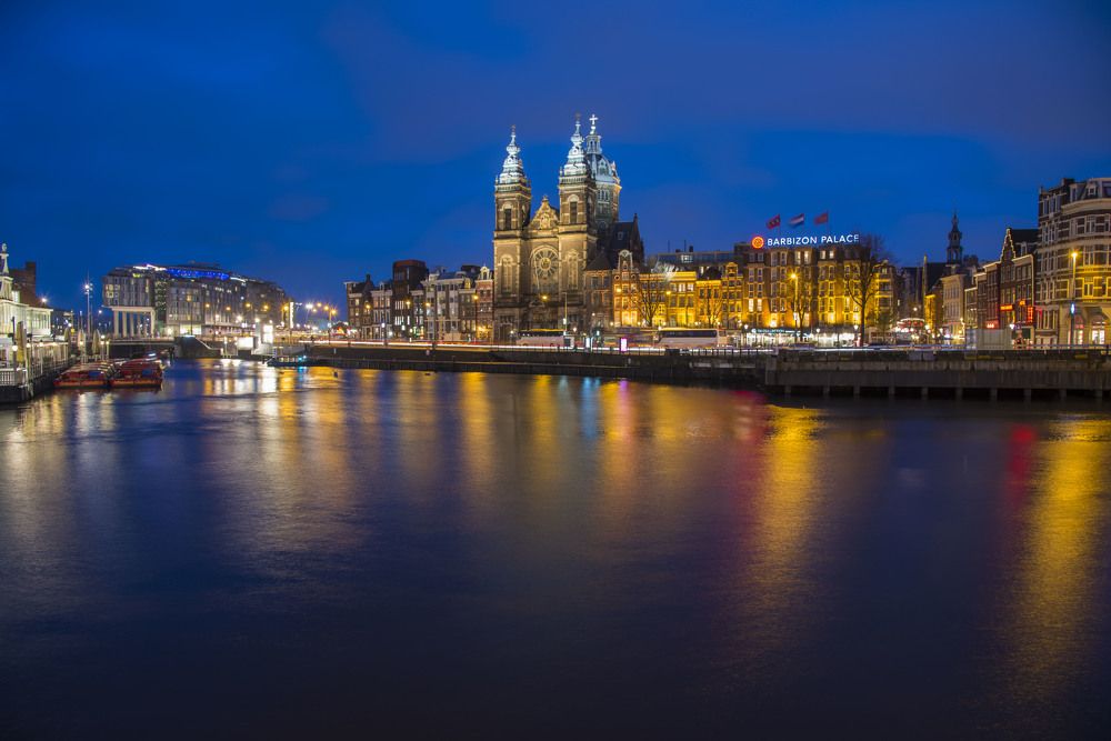 Amsterdam at night