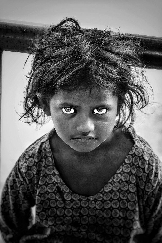 Powerful eyes have been pushed around