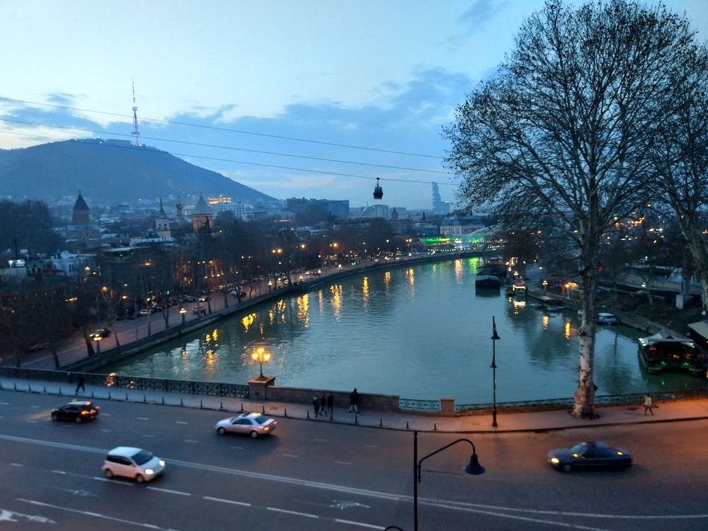 Вечерний Тбилиси. Evening Tbilisi.