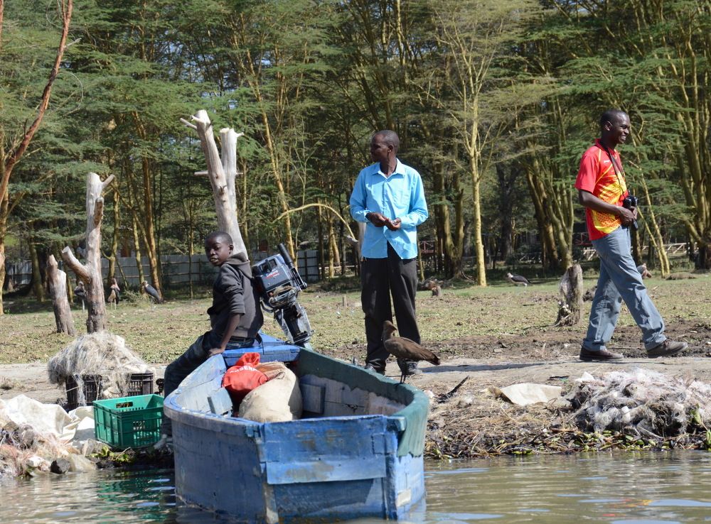 Рыбацкая деревня в Кении