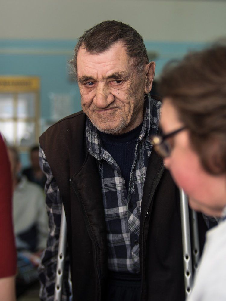 в доме ветеранов