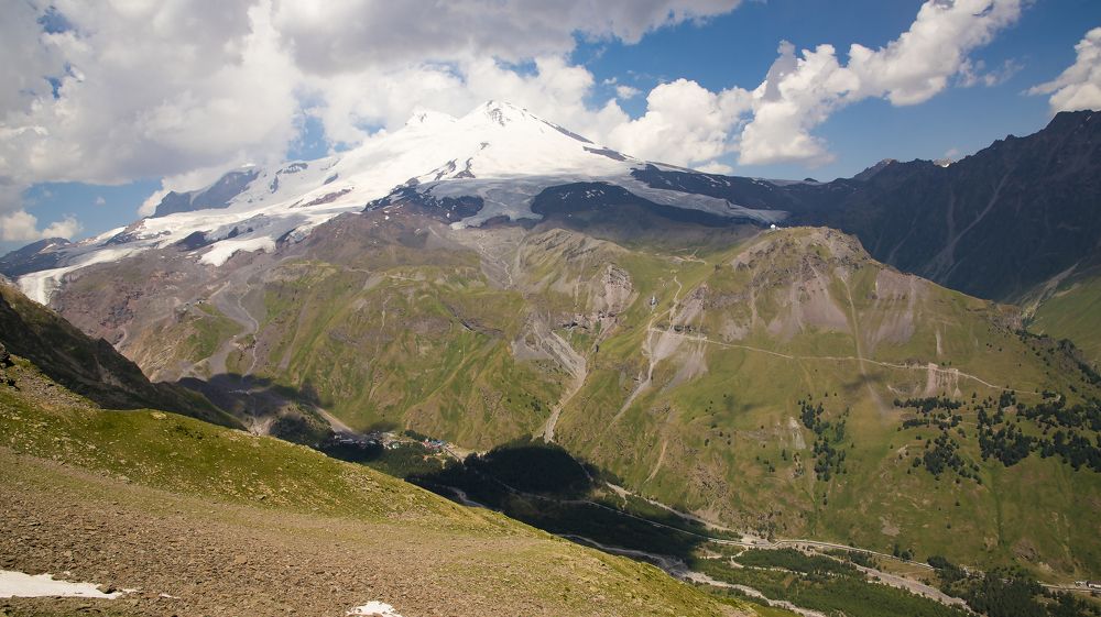 панорама эльбруса