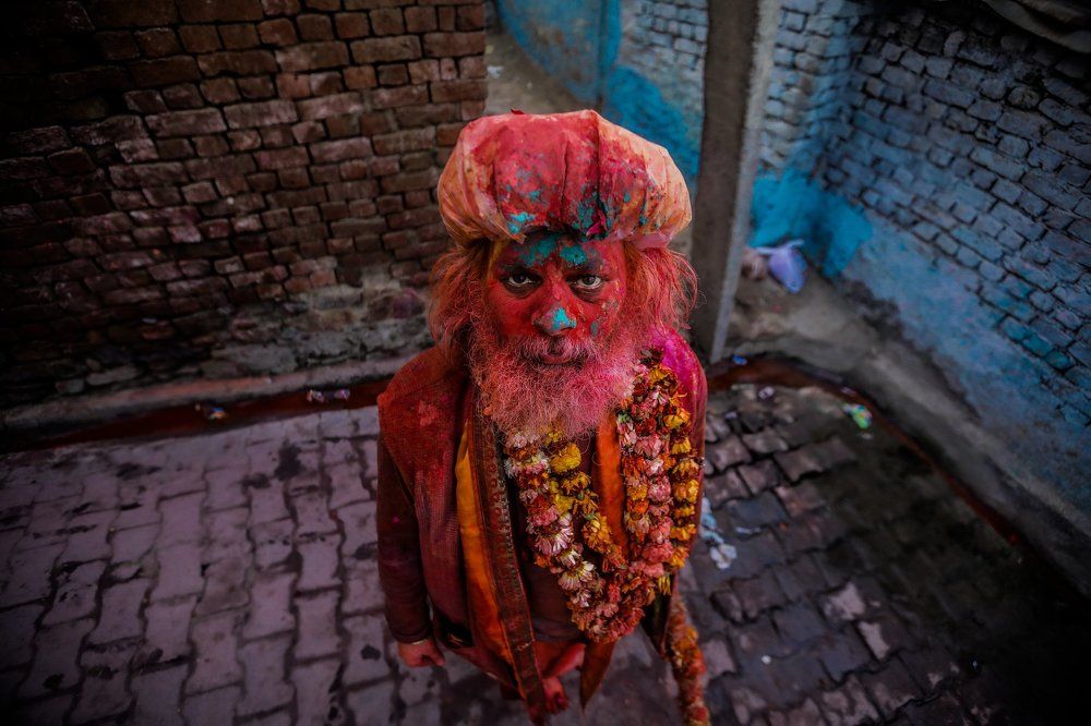 Colorful sadhu