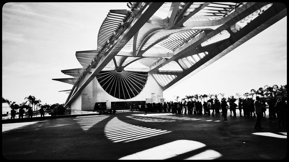 Museu do Amanhã, sombras e silhuetas
