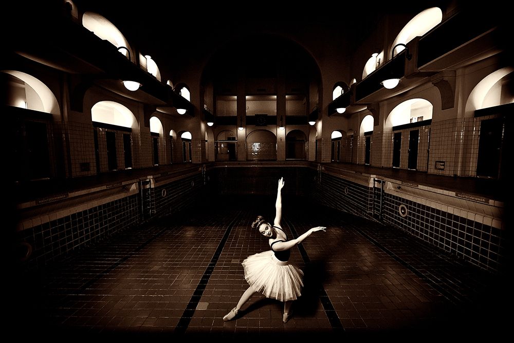 Ballet in the swimming pool
