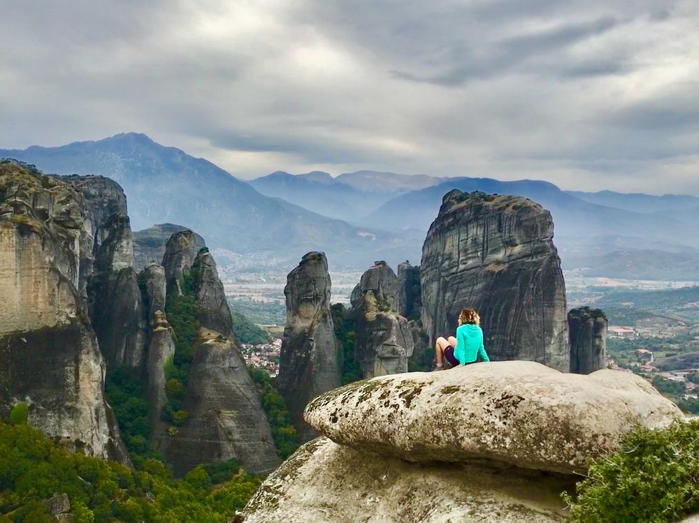 Scenic View of Meteora