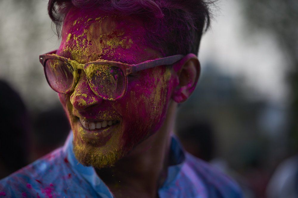 Colourful Face