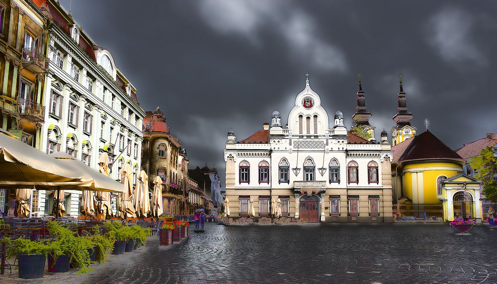 After rain, Timisoara Romania