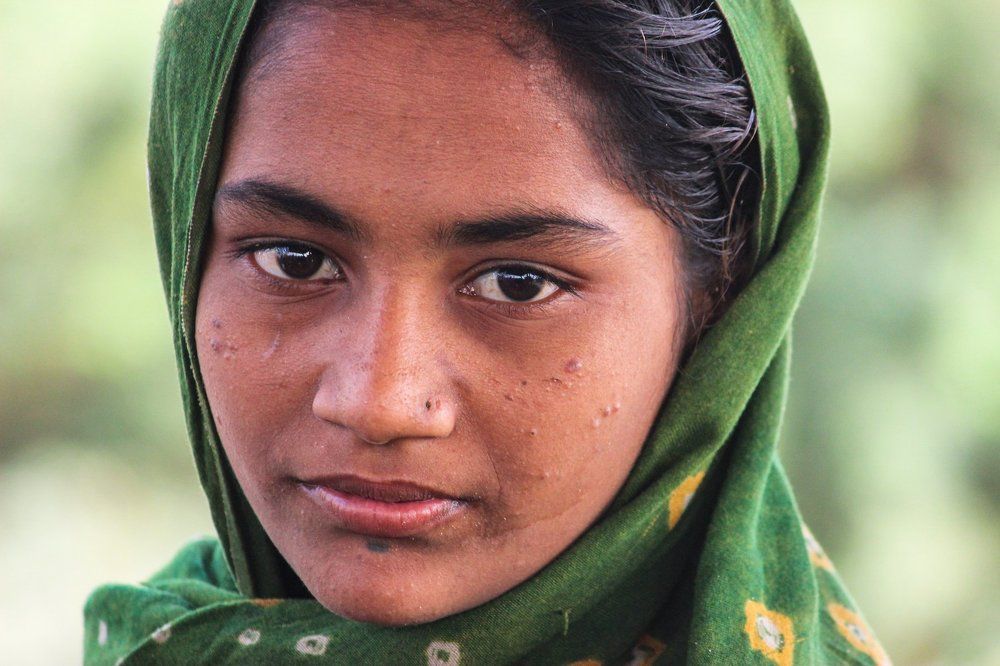 A Face from Rajkot, India.