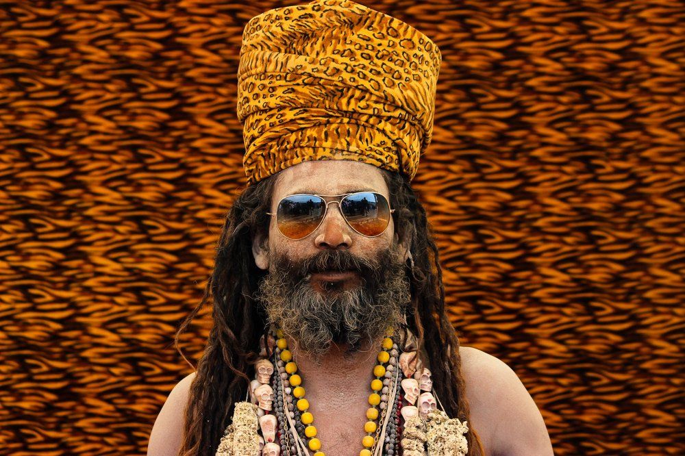 A portrait of Sadhu.