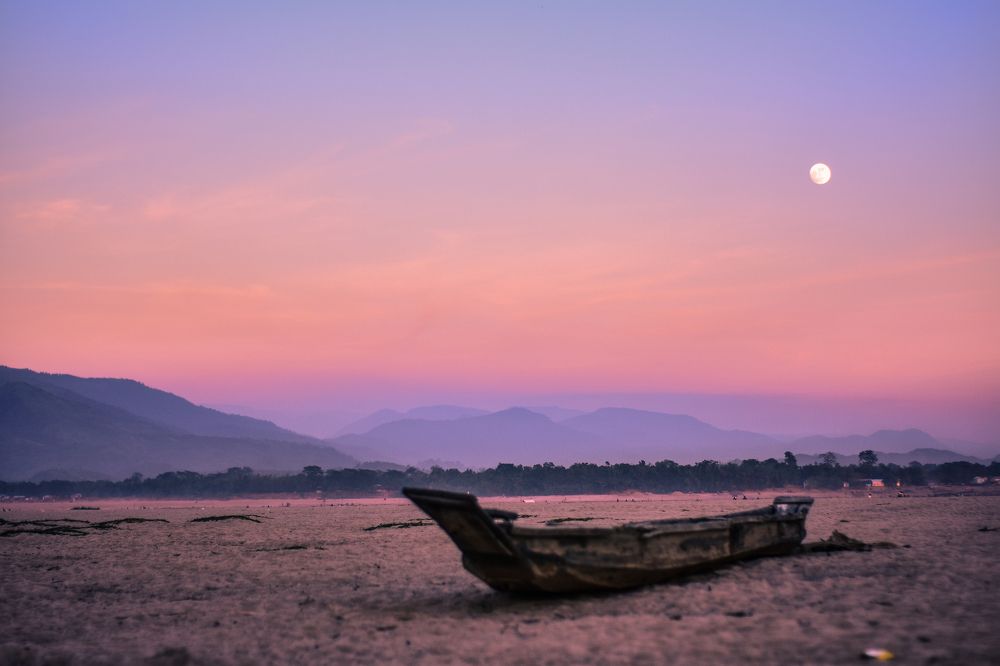 Sunset time In Bangladesh