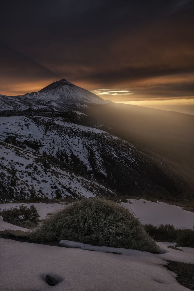 Sunset in Teide National Park
