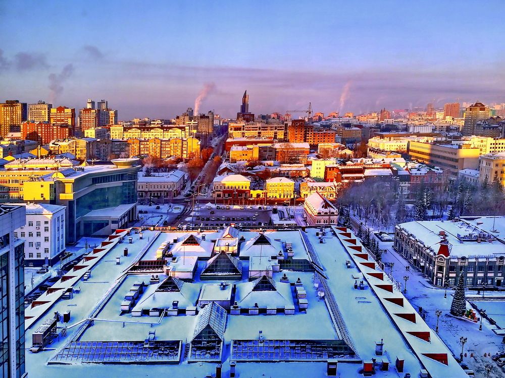 В лучах заката