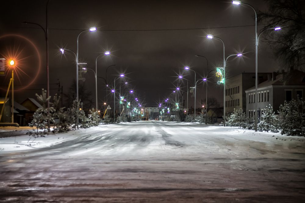 Огни ночного города