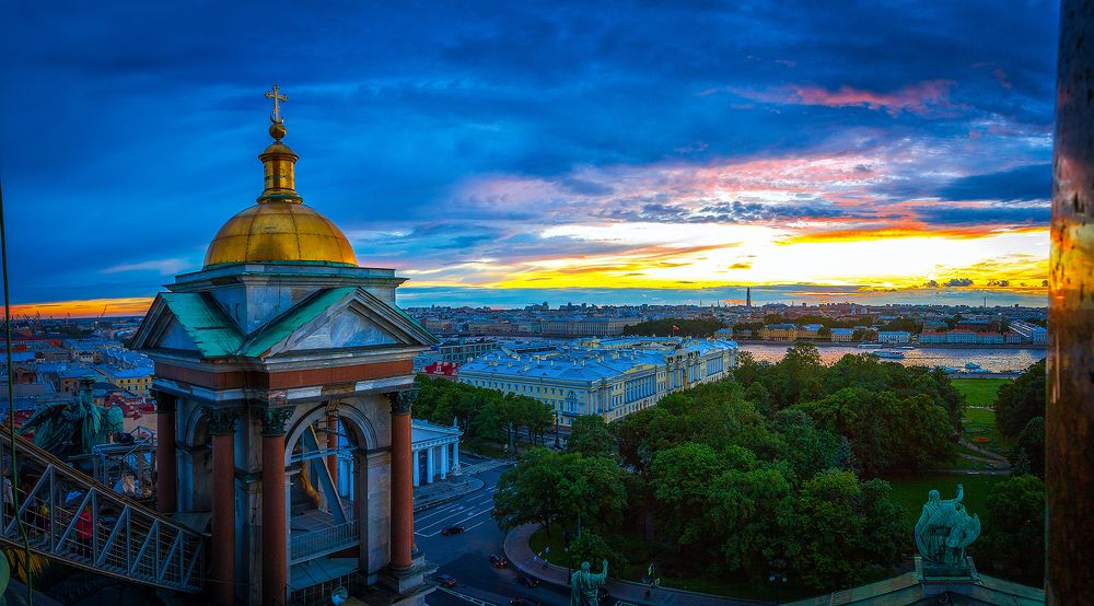 Панорама с Исаакиевского собора