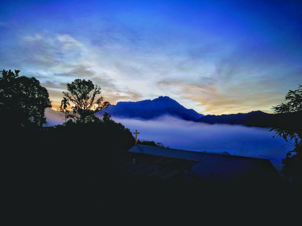 Sunrise moment at Guakon, Sabah.