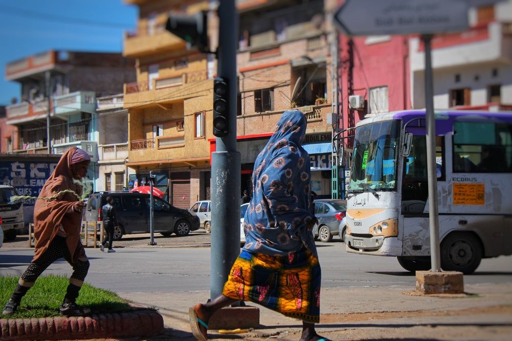 Refugees Ecape Police