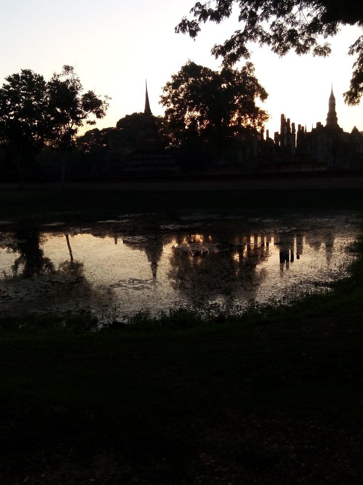 Sukhotai at sunset
