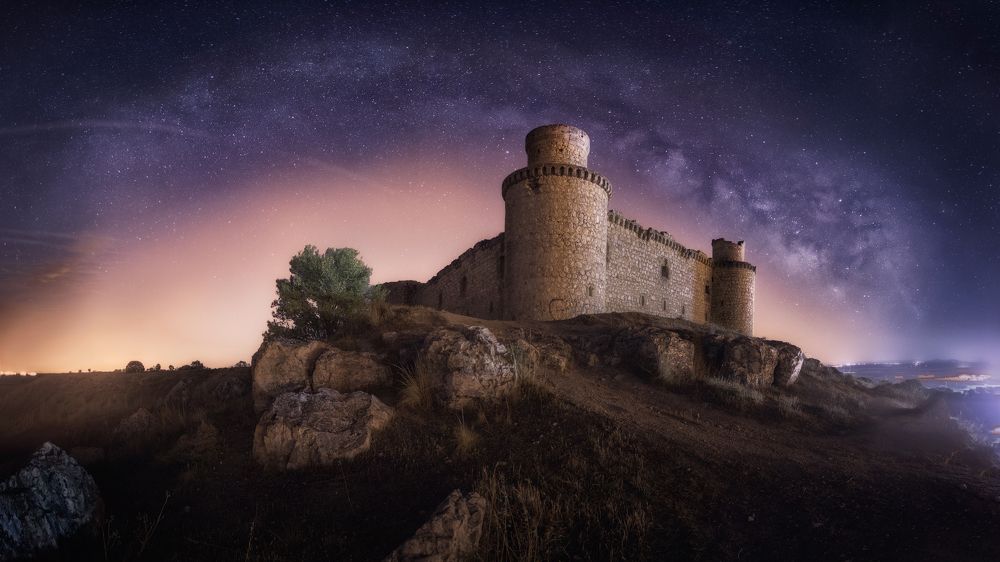 Castle over the stars