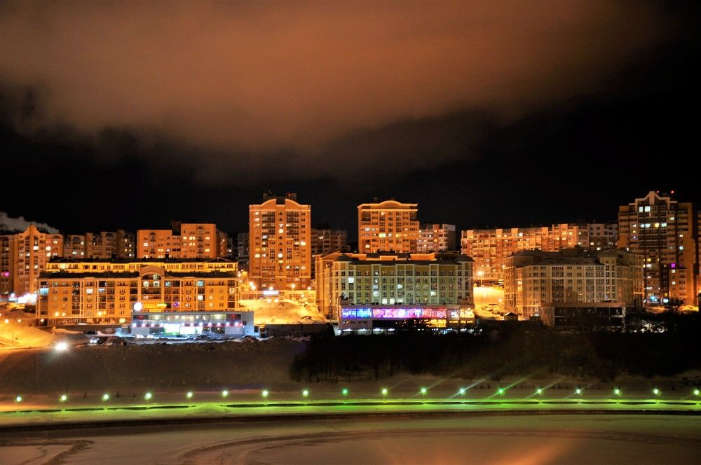 Над заливом