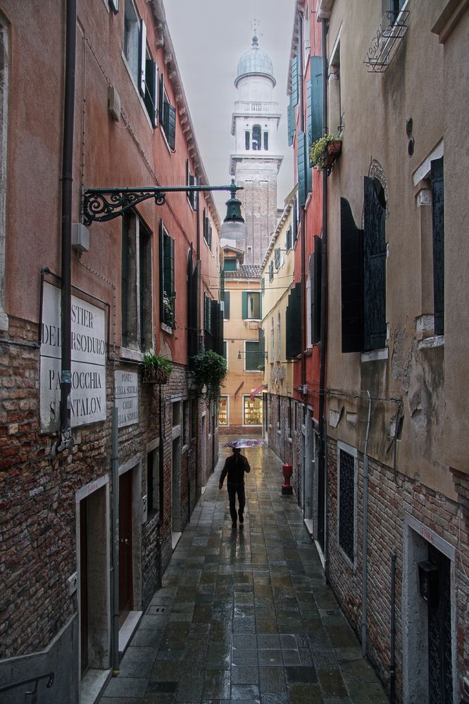 Дождливый вечер в Венеции