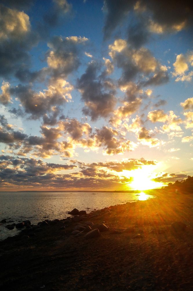 Закат на Финском заливе