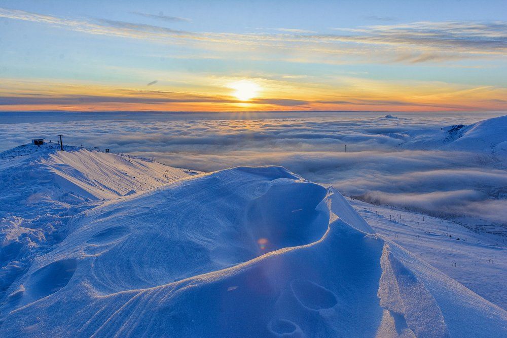 Вид со склона Айкуайвенчорр на Кировск