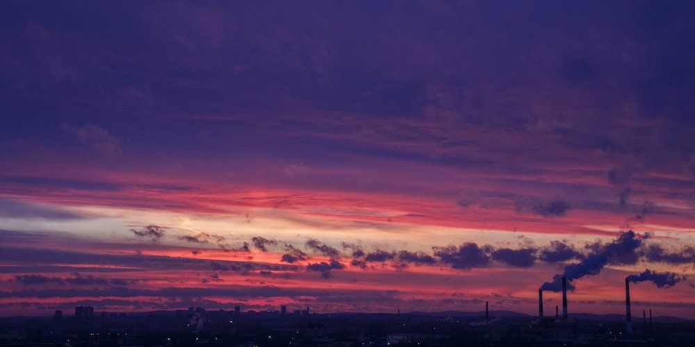 Закат в Екатернибурге