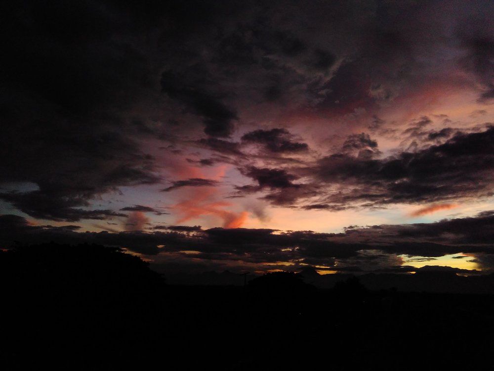 dark sunset