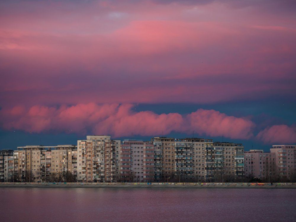 sunset in the neighbourhood