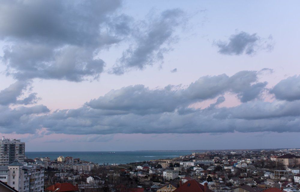 Clouds over the city