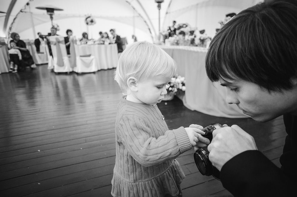 Фотограф и будущий фотограф.