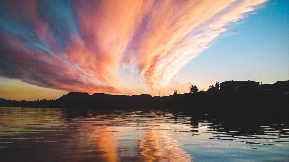 Облака на закате