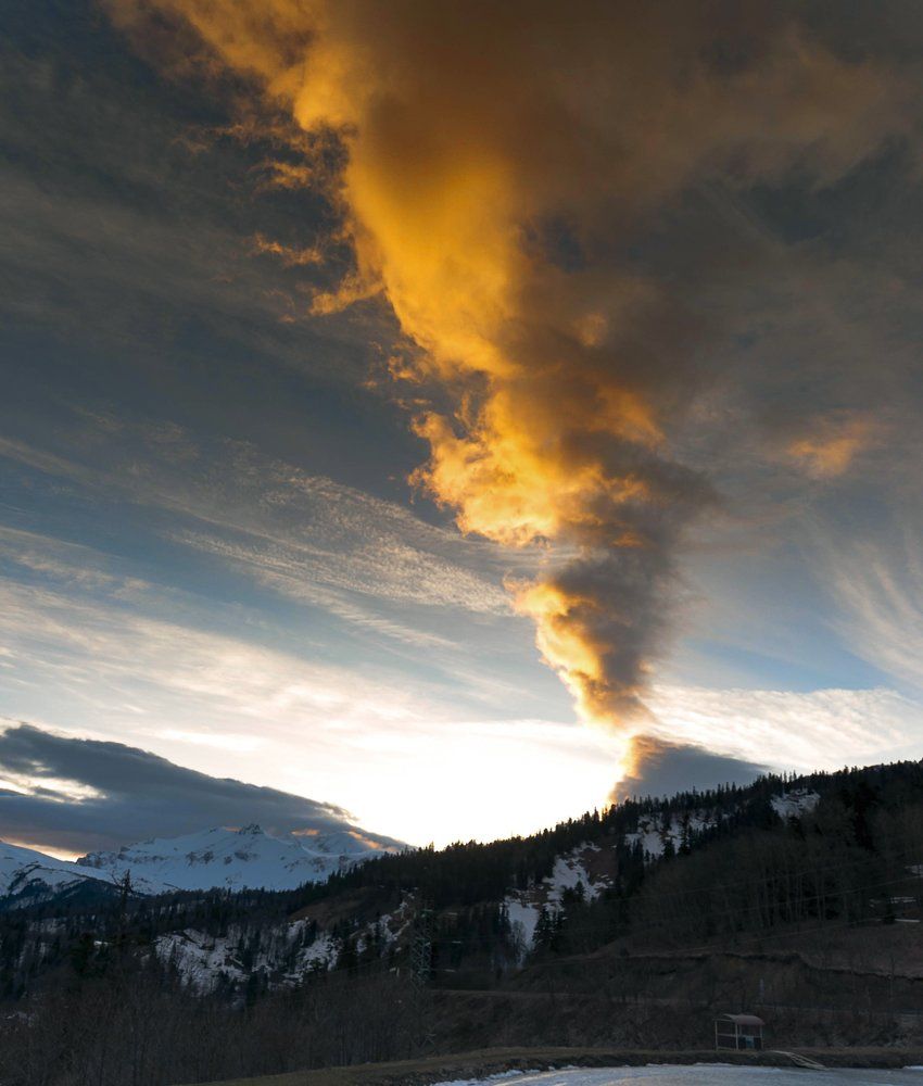 Закат над Партизанской поляной