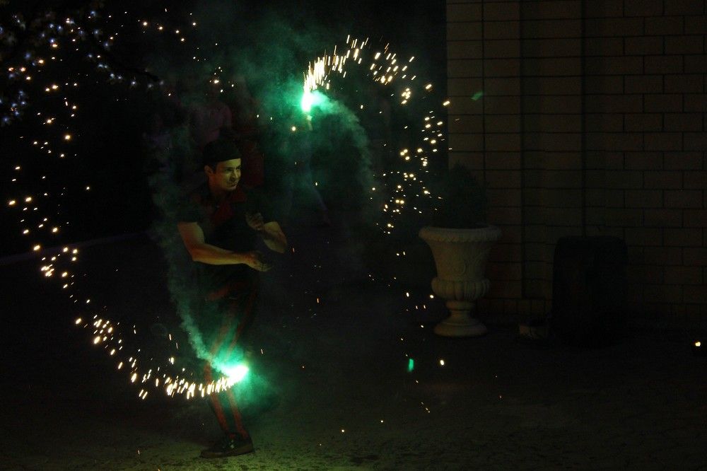 Работа с огнём