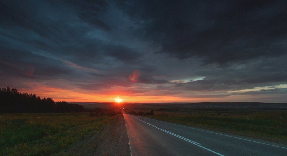 Облака на закате