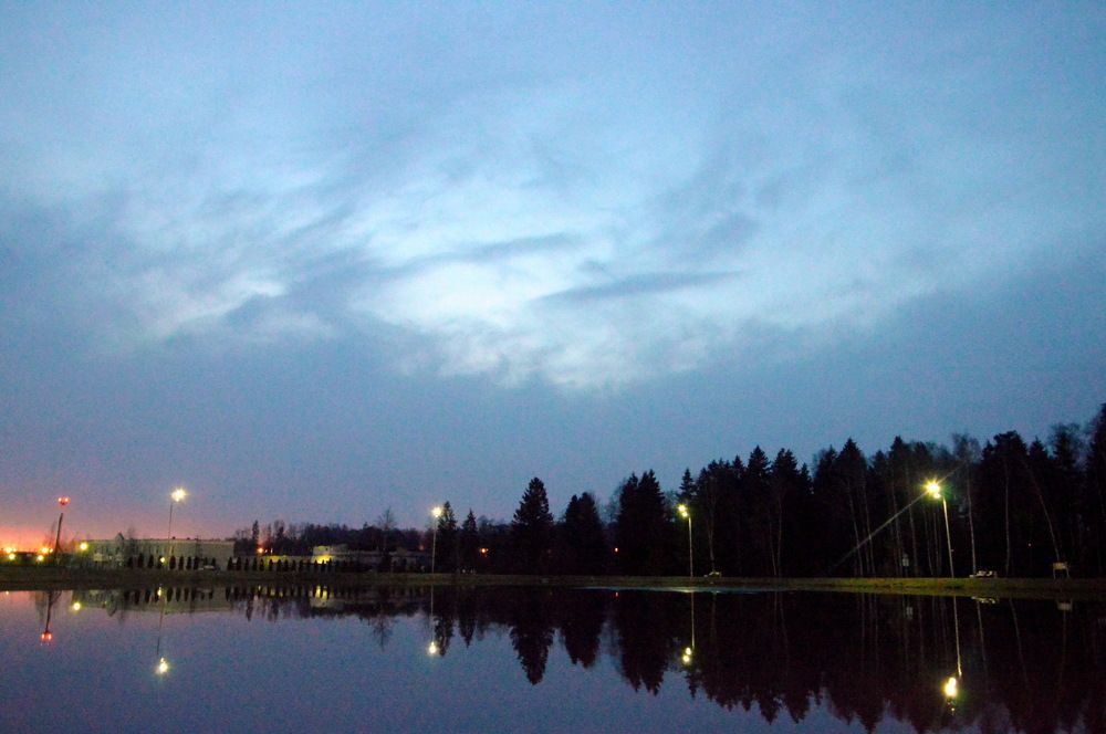 Вечер на озере