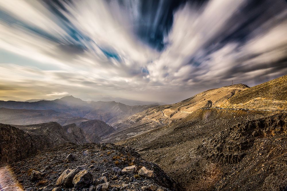 HAZE MORNING OF JEBEL JAIS.