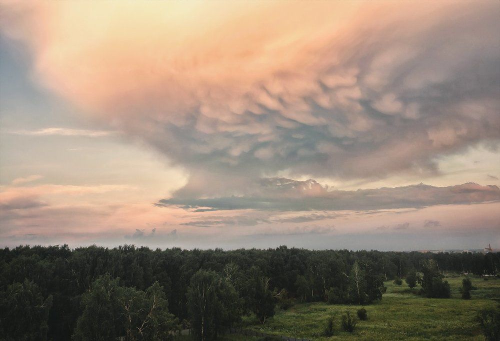 Розовые облака