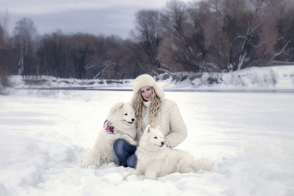 Зимние прогулки .
