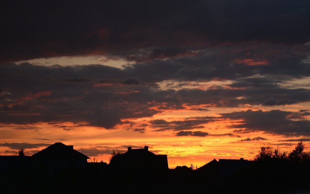 летнее вечернее небо