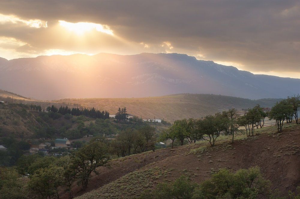 Закат в Крыму