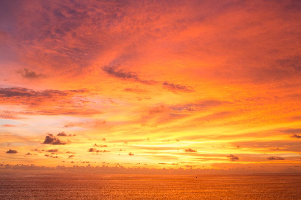 Огненный закат