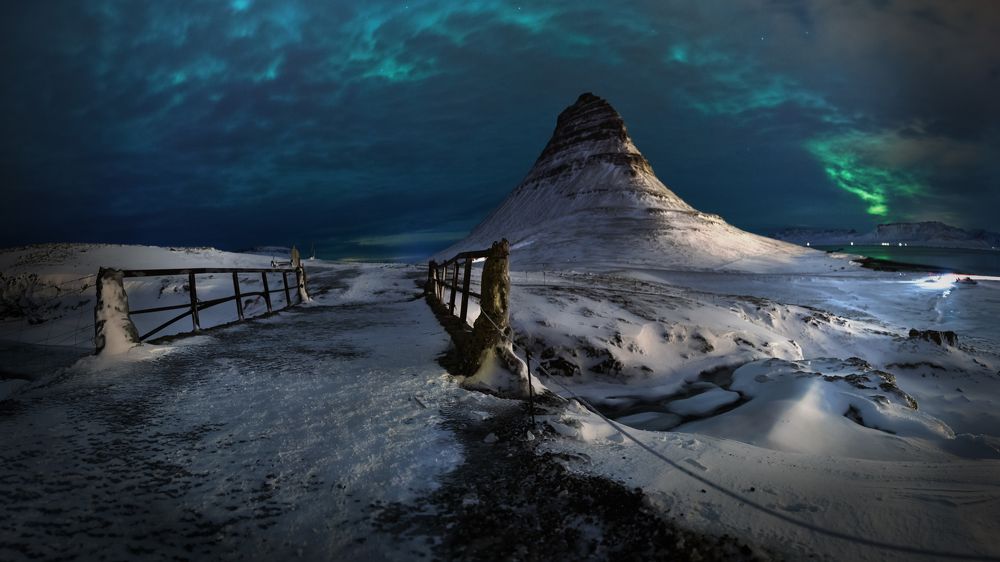 Night in the Kirkjufell