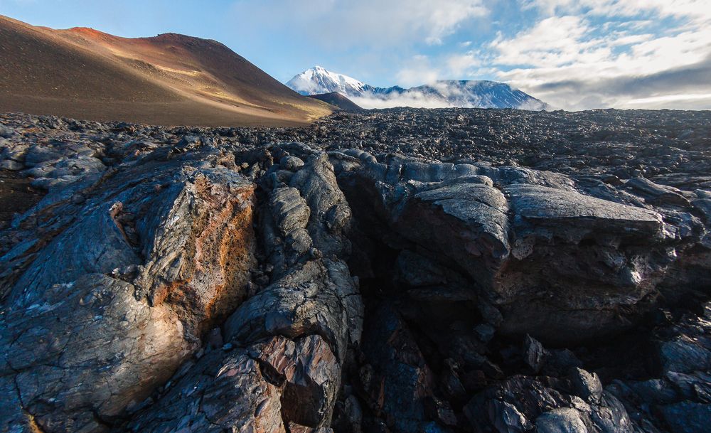 Здесь остановилась лава...
