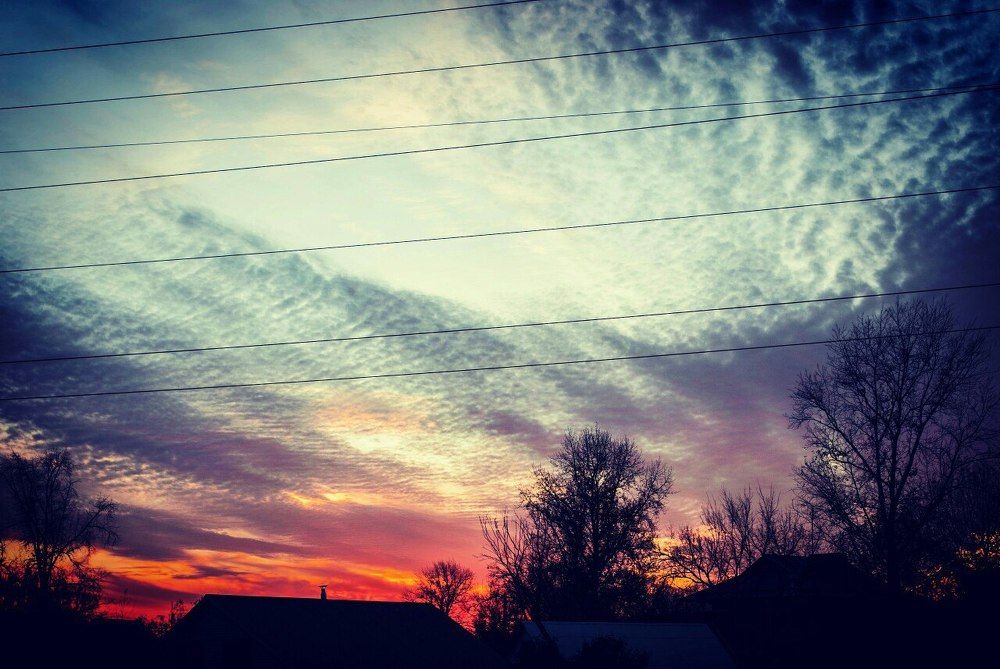 Самые красивые закаты в небе в России )